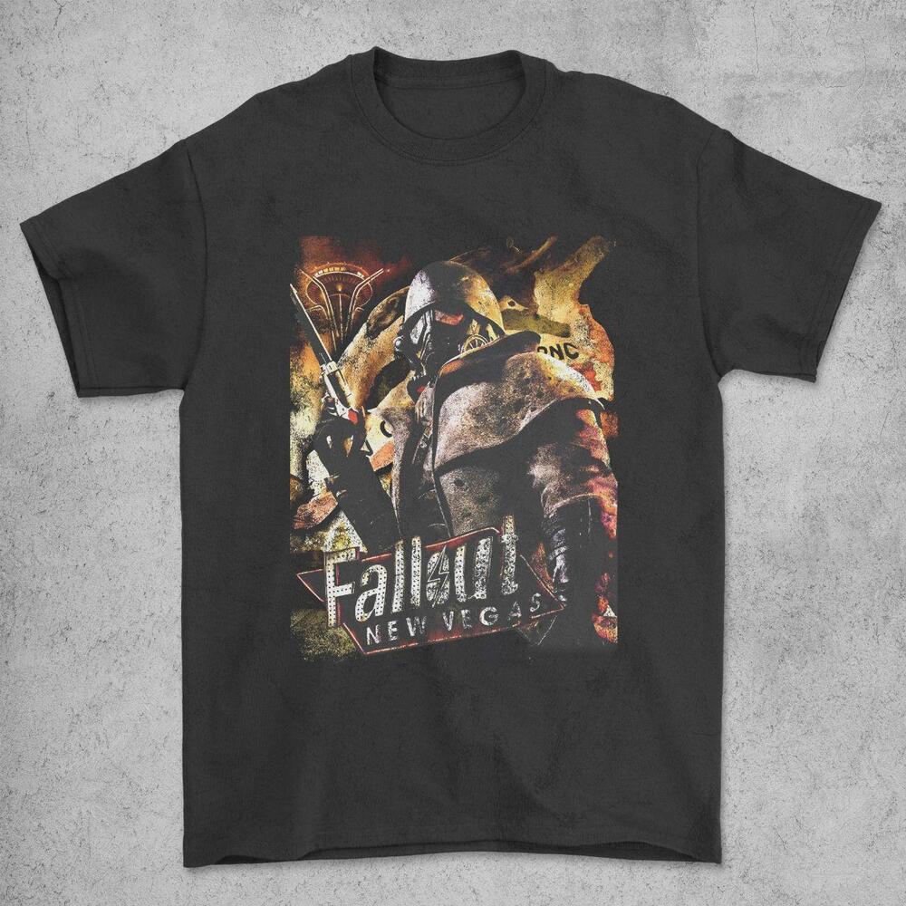 Style Fallout New Vegas T Shirt Grunge Y2K 2010 Graphic Gamer